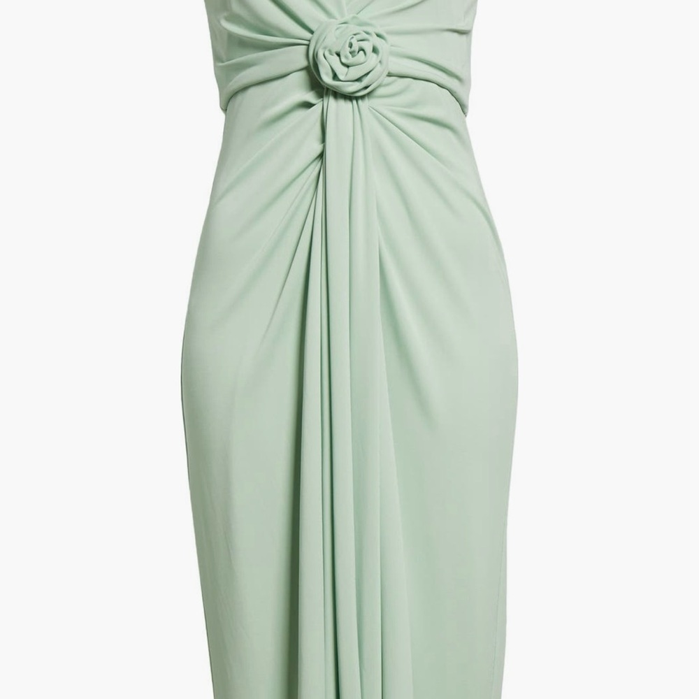 Cinq à Sept Strapless Sage Dress